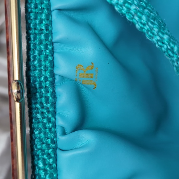 Vintage JR Canada handbag in teal - Picture 6 of 10